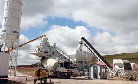 YHZS60 Mobile Concrete Mixing Plant