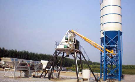  HZS50 Concrete Batching Plant 