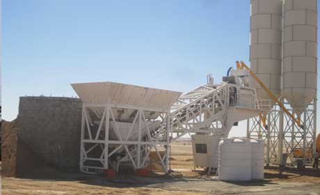 August,2013, we exported the mobile plant to Riyad,Saudi. Nov,2013  Ready-Mixed Concrete Batching Plant