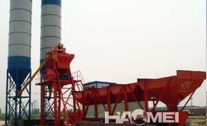 HZS50 concrete mixing plant