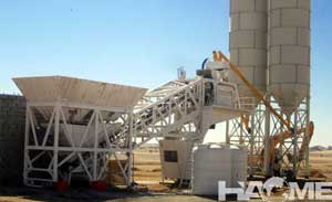 YHZS60 mobile concrete batching plant