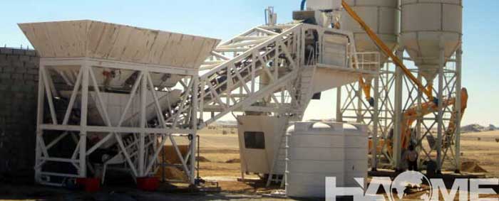 YHZS60 mobile concrete plant